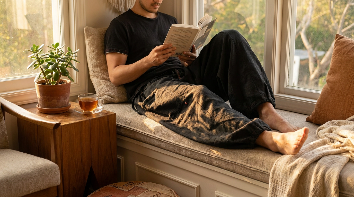 Why choose Flax Pleated Wide Pants With Drawstrings?