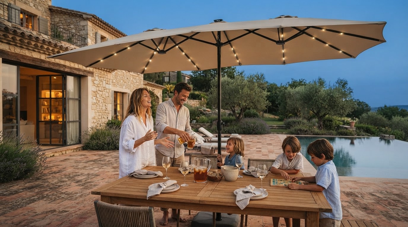 Field Testing the Autlaycil 13ft Solar Light Umbrella