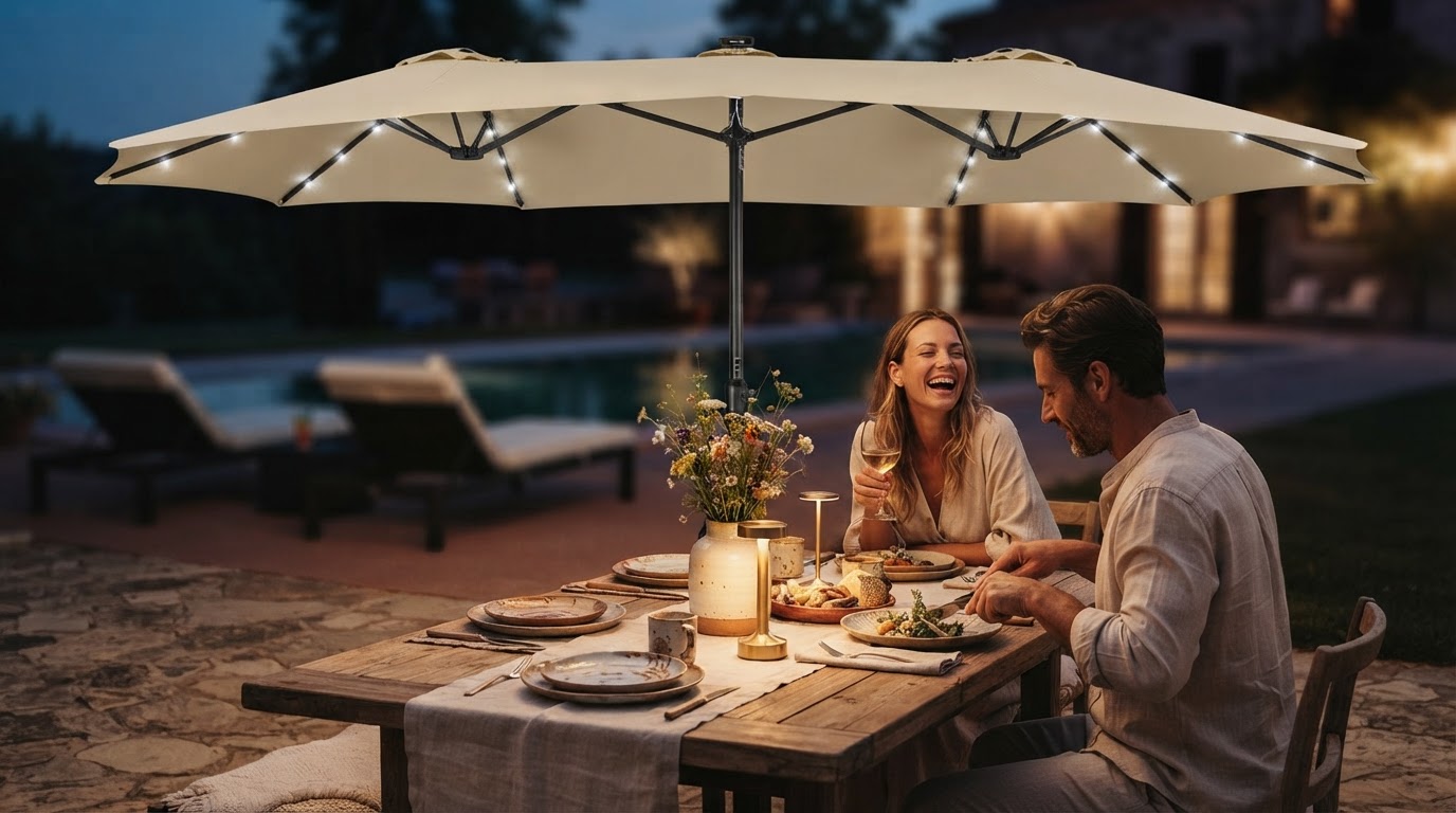 Do Solar Lights Umbrella models provide enough night light?