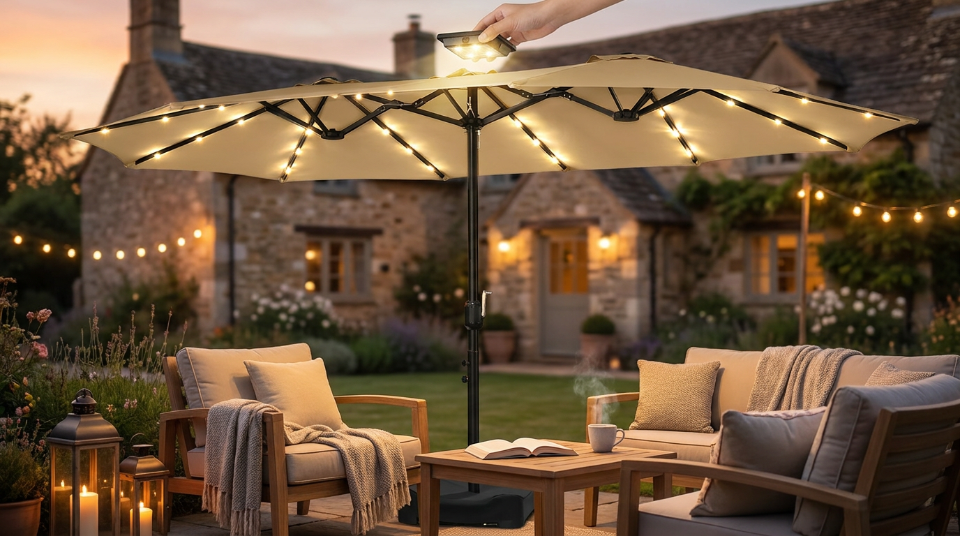 Where can I find a replacement solar light for patio umbrella?