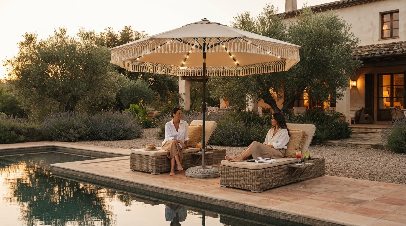 Solar Lights Umbrella Market Analysis: 7.5-ft Tassel Model