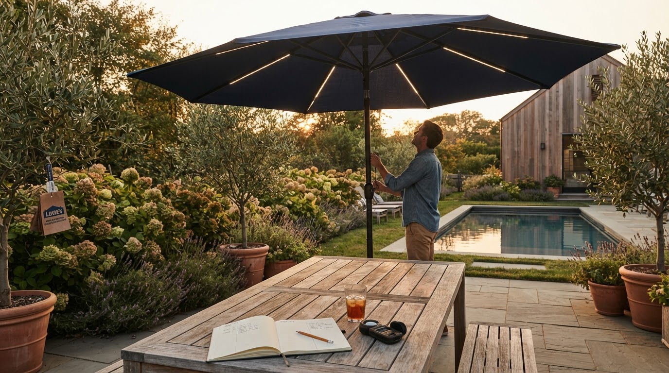 Field Testing the Sonkuki Cantilever vs Solar Lights Umbrella