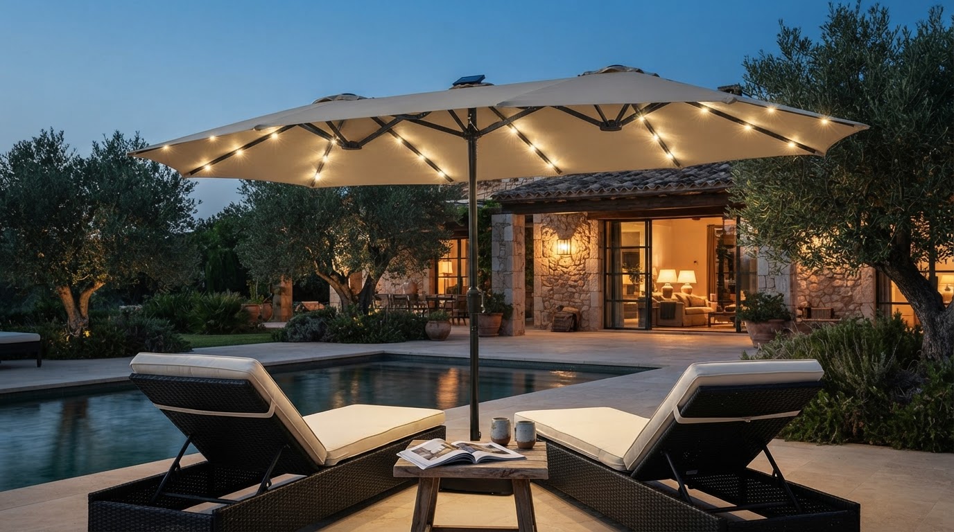 Tassel Umbrella Trends vs Solar Lights Umbrella Utility