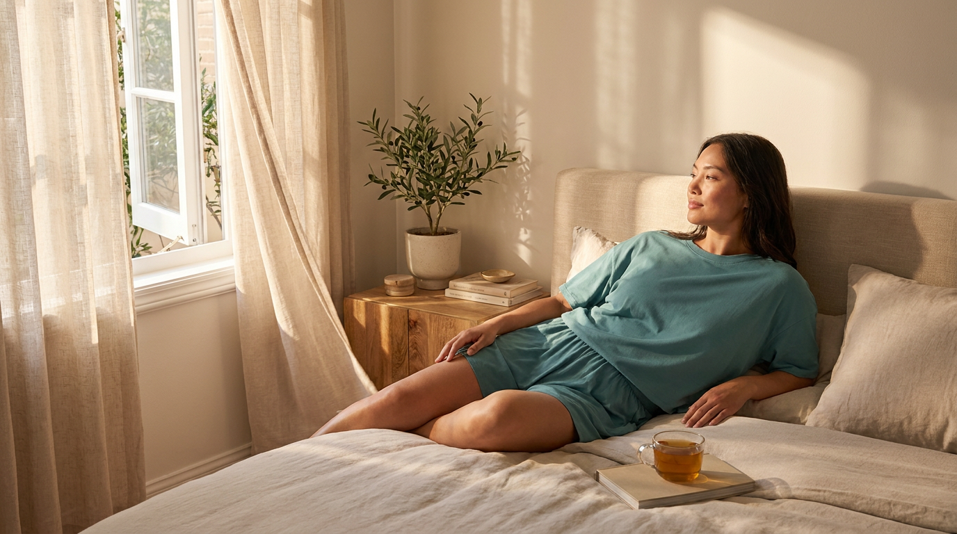Why is boxy fit cotton sleepwear better for airflow?