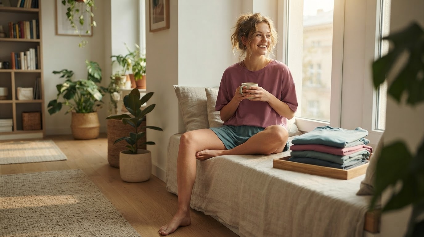 Maintaining Oversized Organic Cotton Pajamas from Boxy Pajama