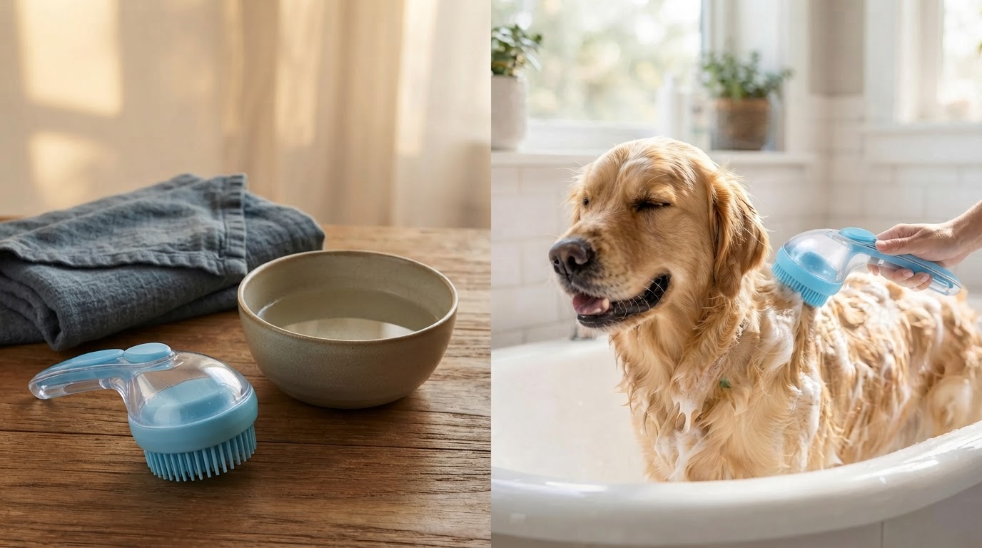 Optimizing the Pet Shampoo Brush for Rubber Curry Grooming