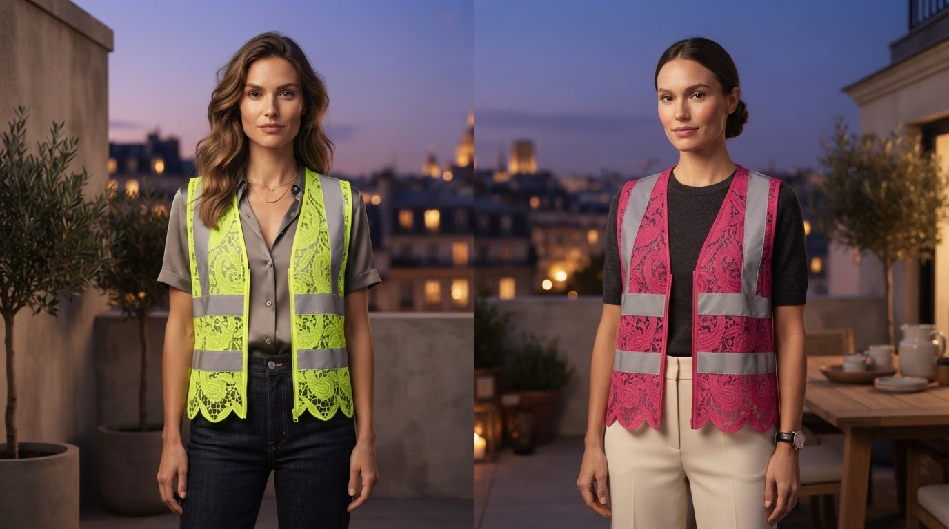 Is the Lace Reflective Vest With Zipper Actually Aesthetic?