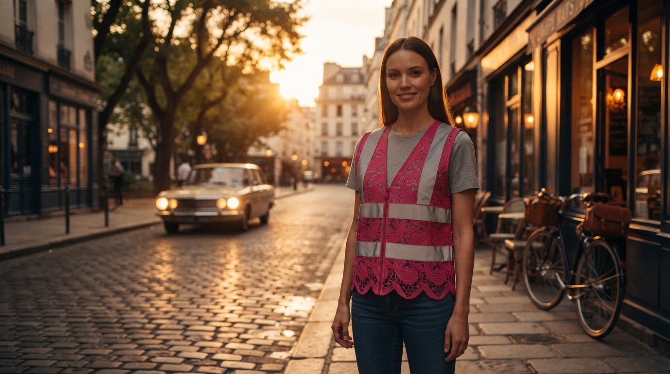 What I Learned Testing a Lace Reflective Vest After Sunset