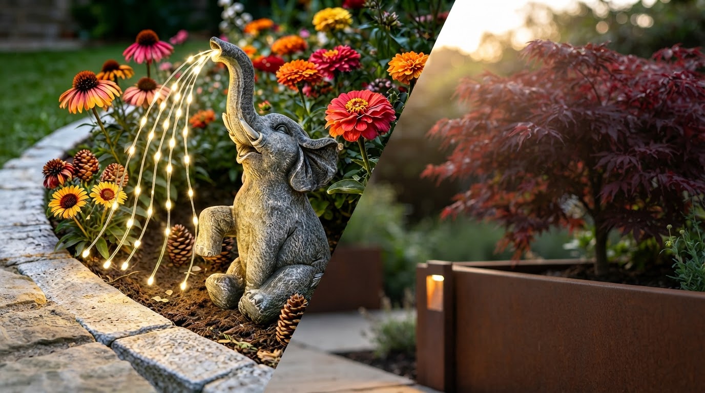 Solar Elephant Light Performance in Garden Environments
