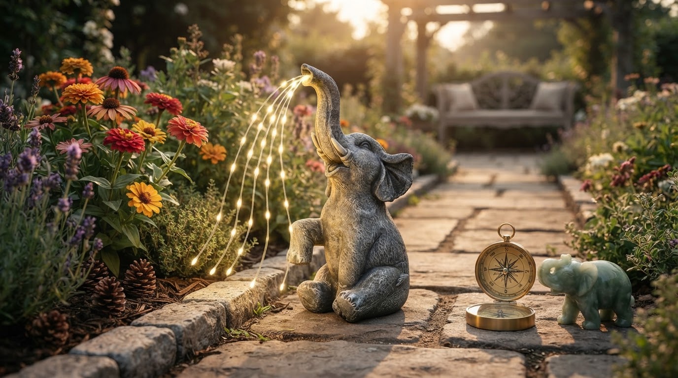 Is the Solar Elephant Light the best lucky garden decor?