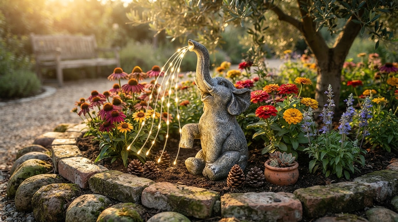 Why Choose Solar Elephant Light for Garden Symbolism?