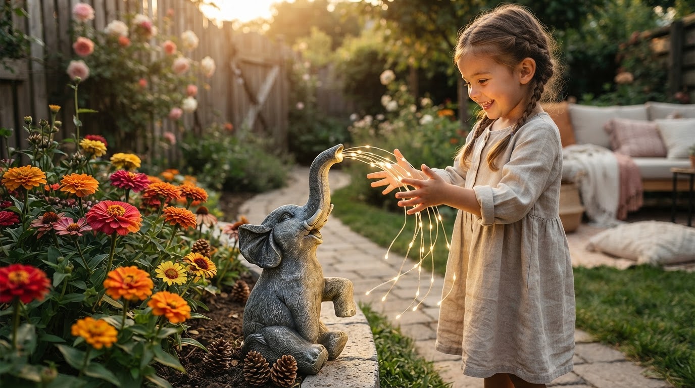 Placement Strategies for Solar Elephant Light Decor