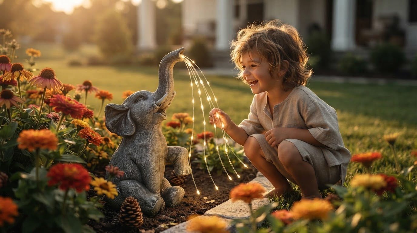 5 Placement Steps for Solar Elephant Light Fixtures