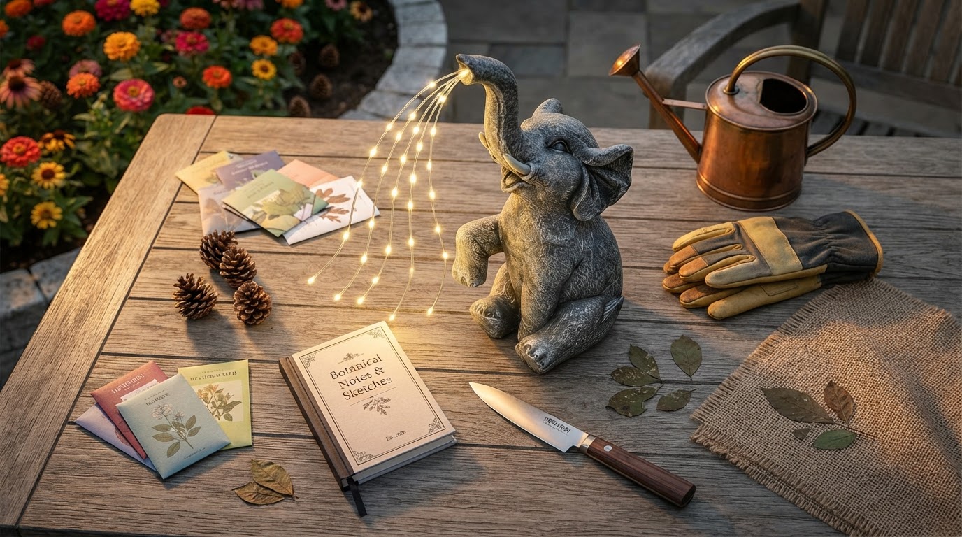 Solar Elephant Light Selection for Garden Gifting