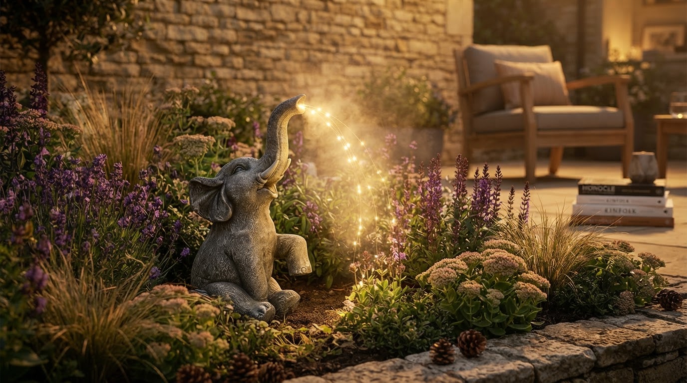 Solar Elephant Light Challenges High-Lumen Security Trends
