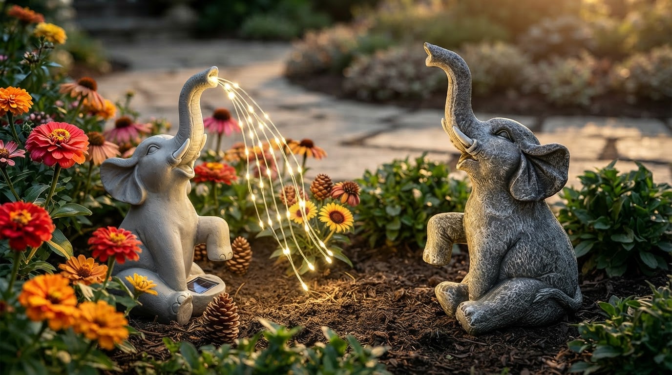 Is a Solar Elephant Light the best lucky garden ornament?