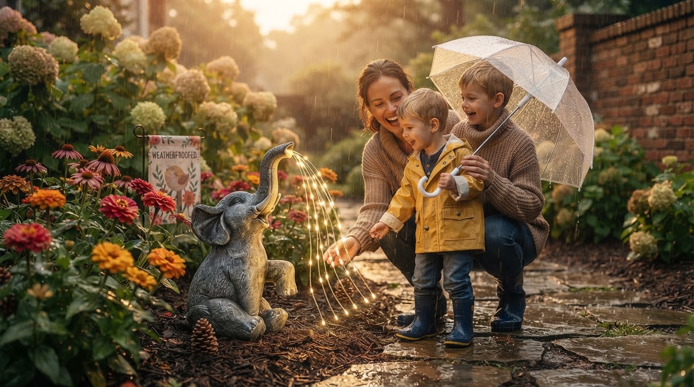 5-Step Setup for Solar Elephant Light Weatherproofing