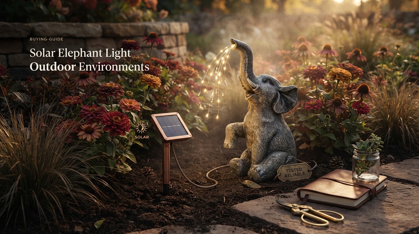 Solar Elephant Light Performance in Outdoor Environments
