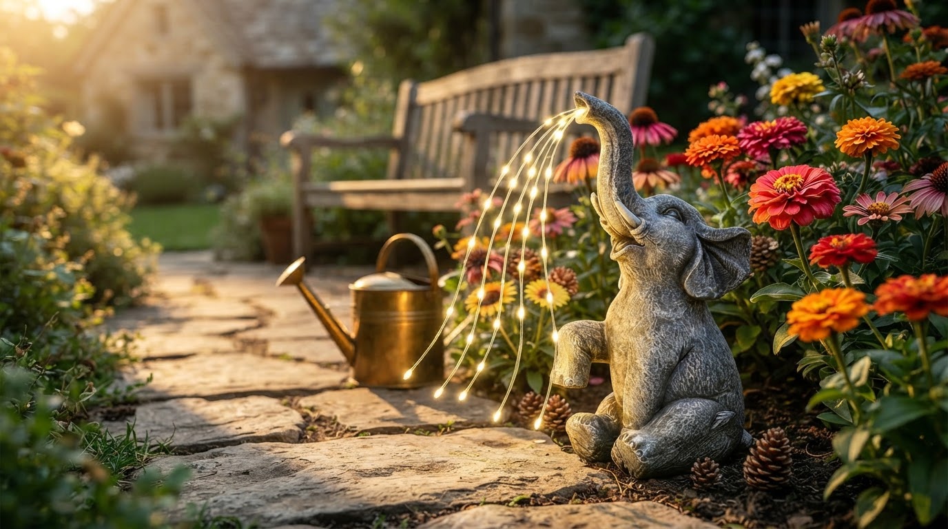 Why is Solar Elephant Light a top gift for garden lovers?