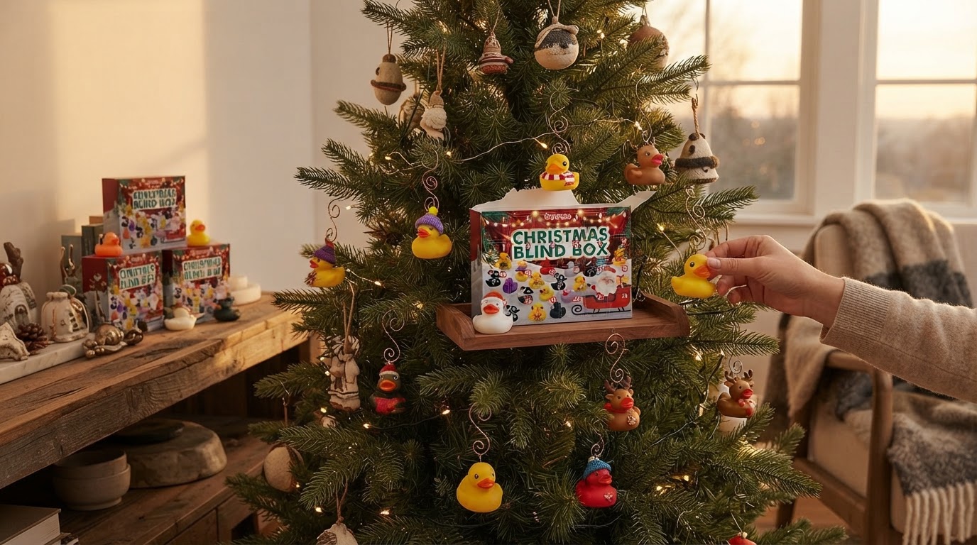 Can I use Christmas Mini Duck Blind Box on a tree?