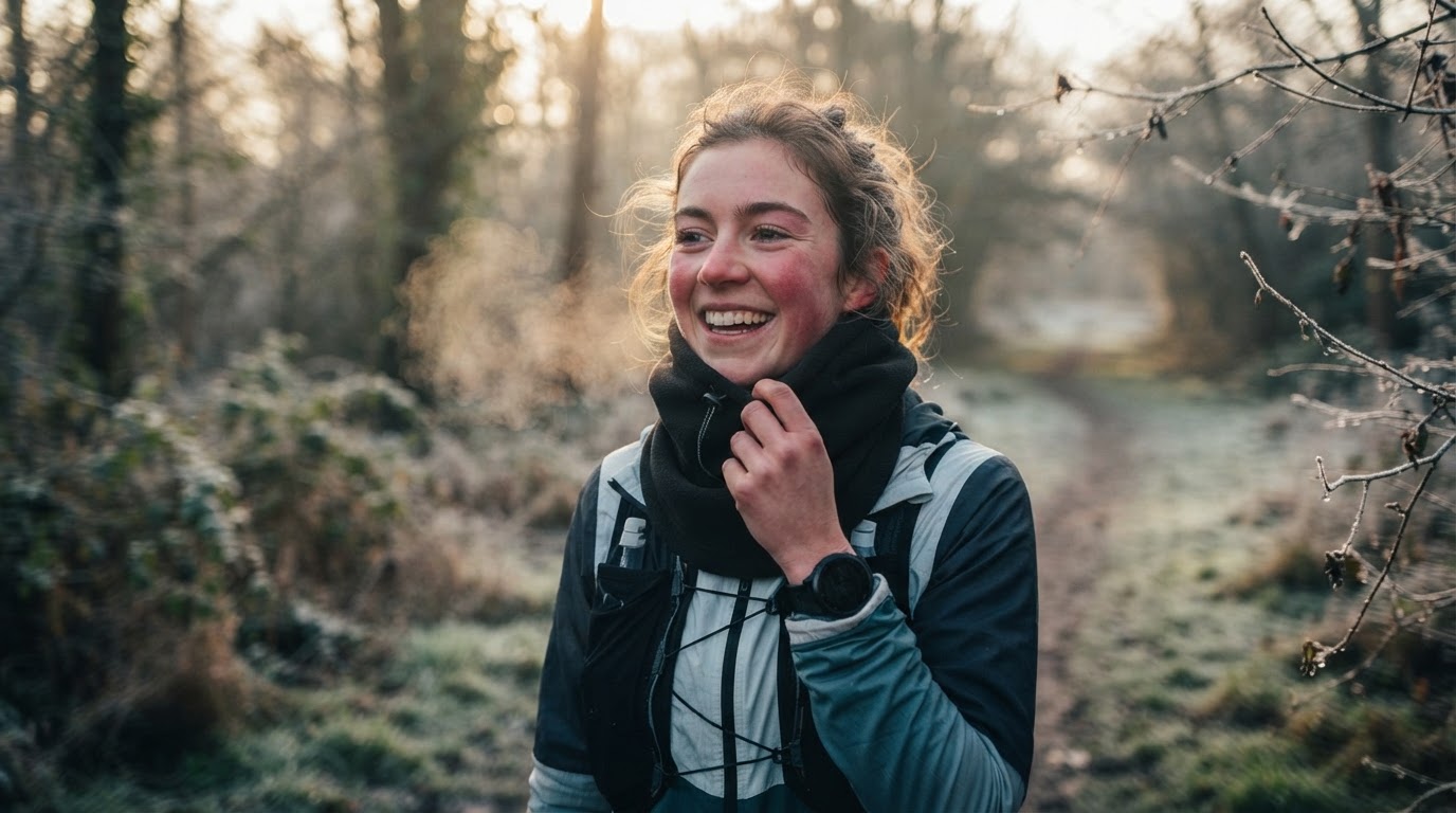 How does a Thermal Balaclava manage moisture while running?