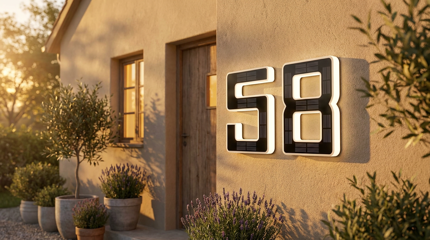 Why choose backlit house numbers solar for my home?
