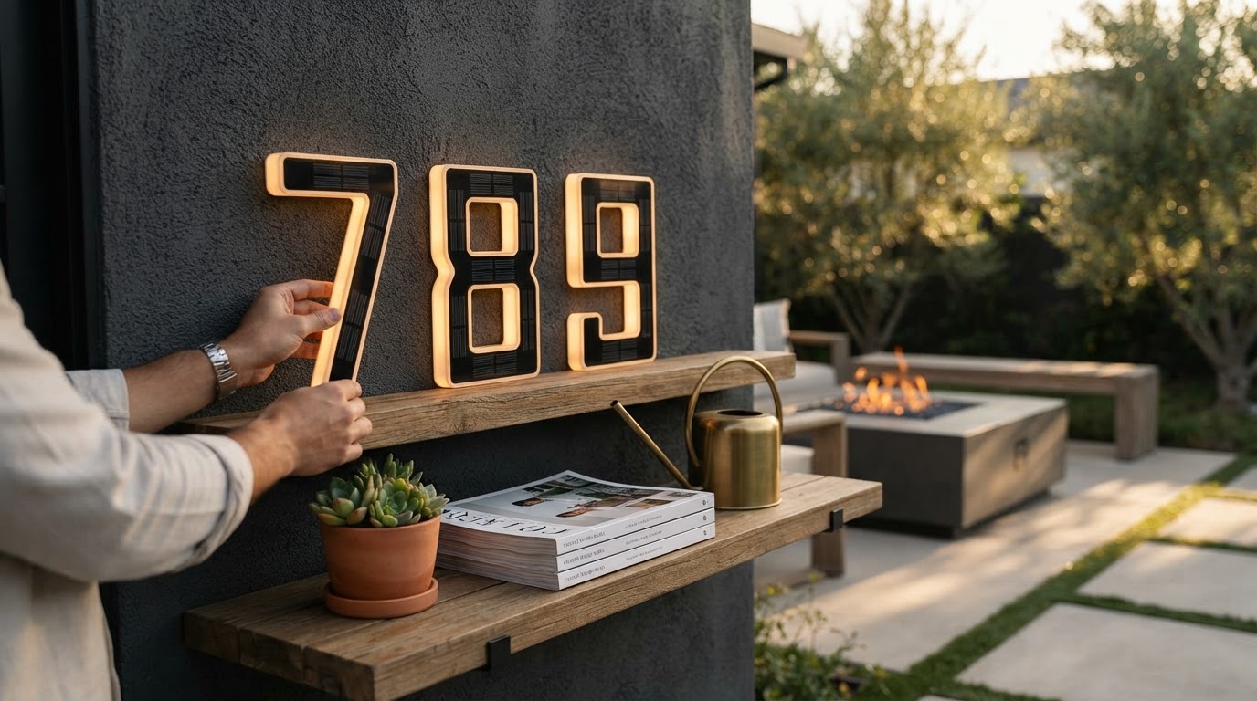 Curb Appeal Solar Address Lights Upgrade Strategy