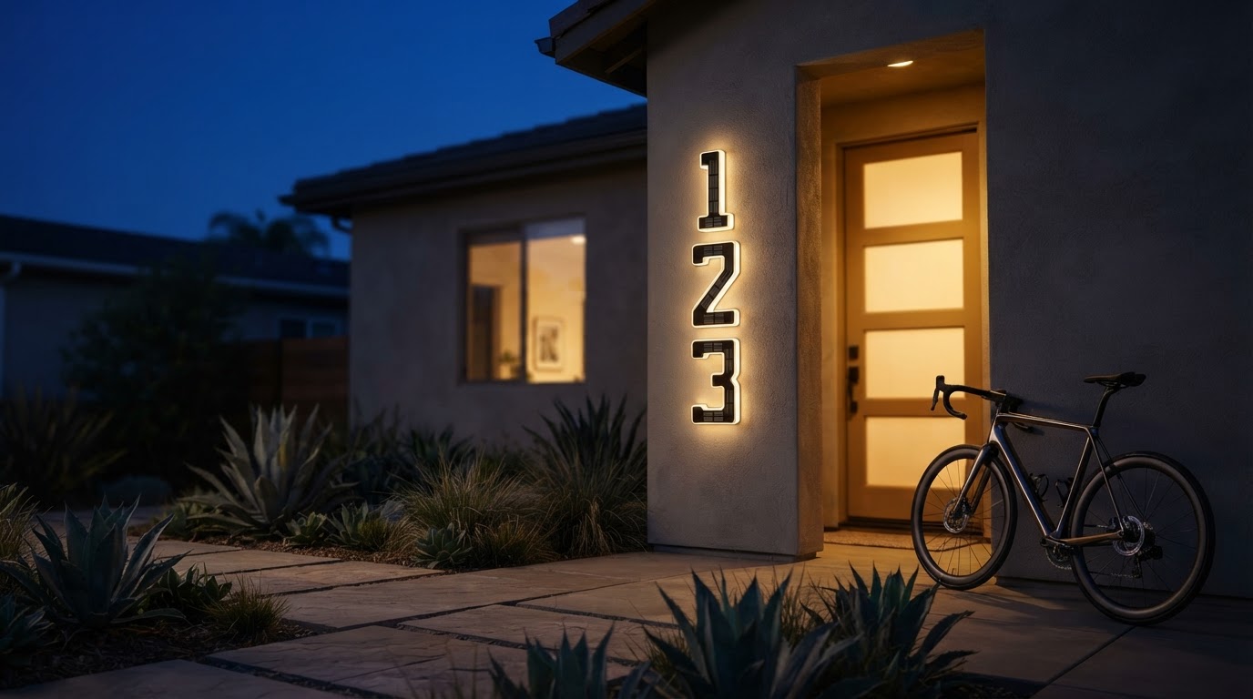 How to Make Your Address Visible at Night: The Complete Guide