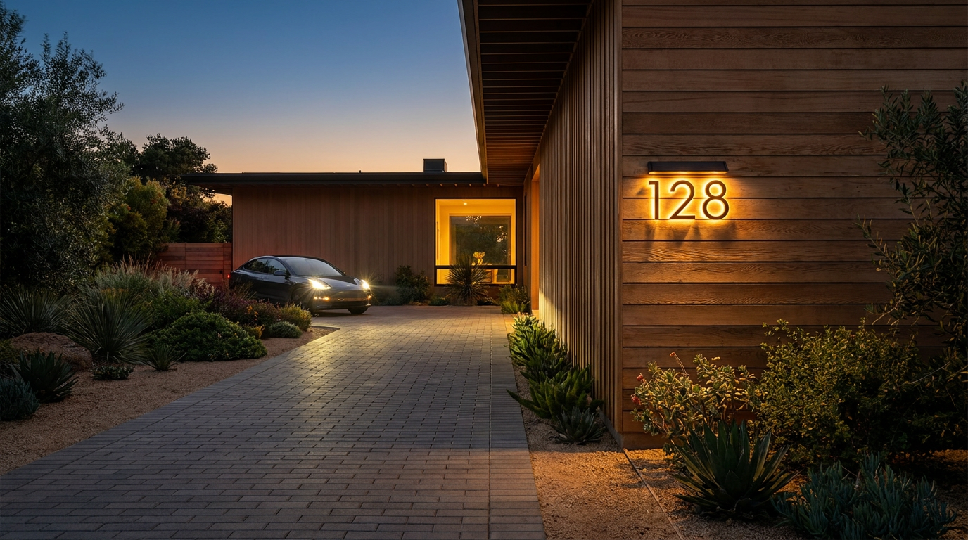 Visibility Solutions with Solar Lighted House Numbers 