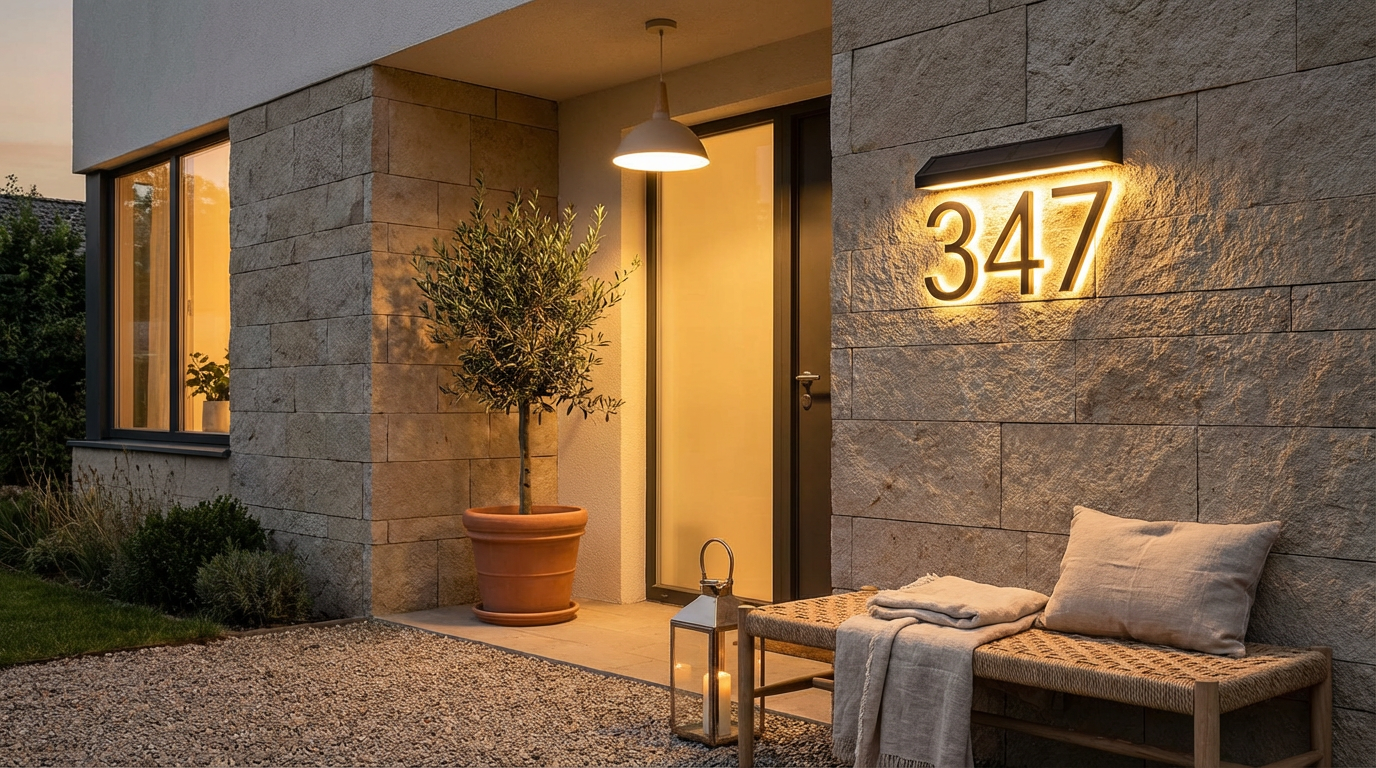 Safety First: Enhance Home Security with Solar House Numbers