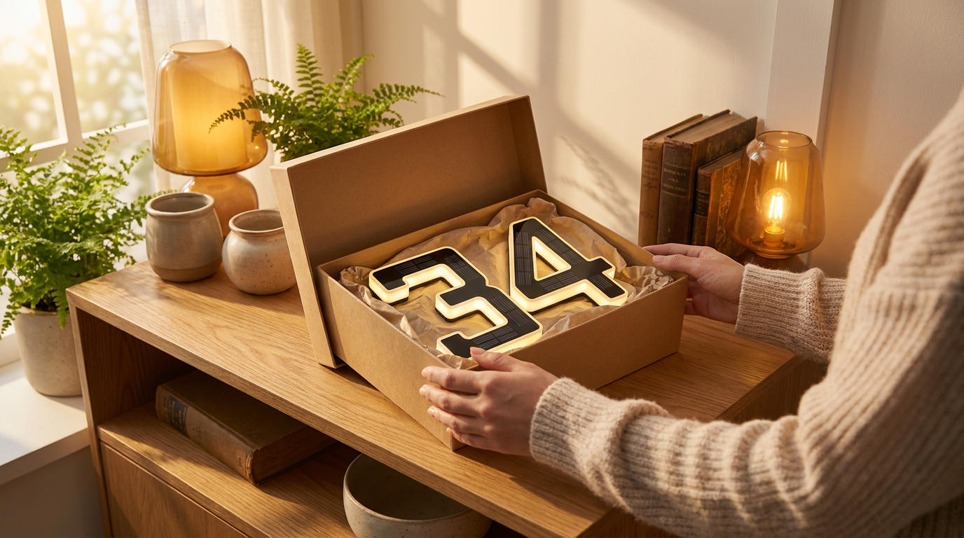 Solar Lighted House Numbers Yard Placement Performance