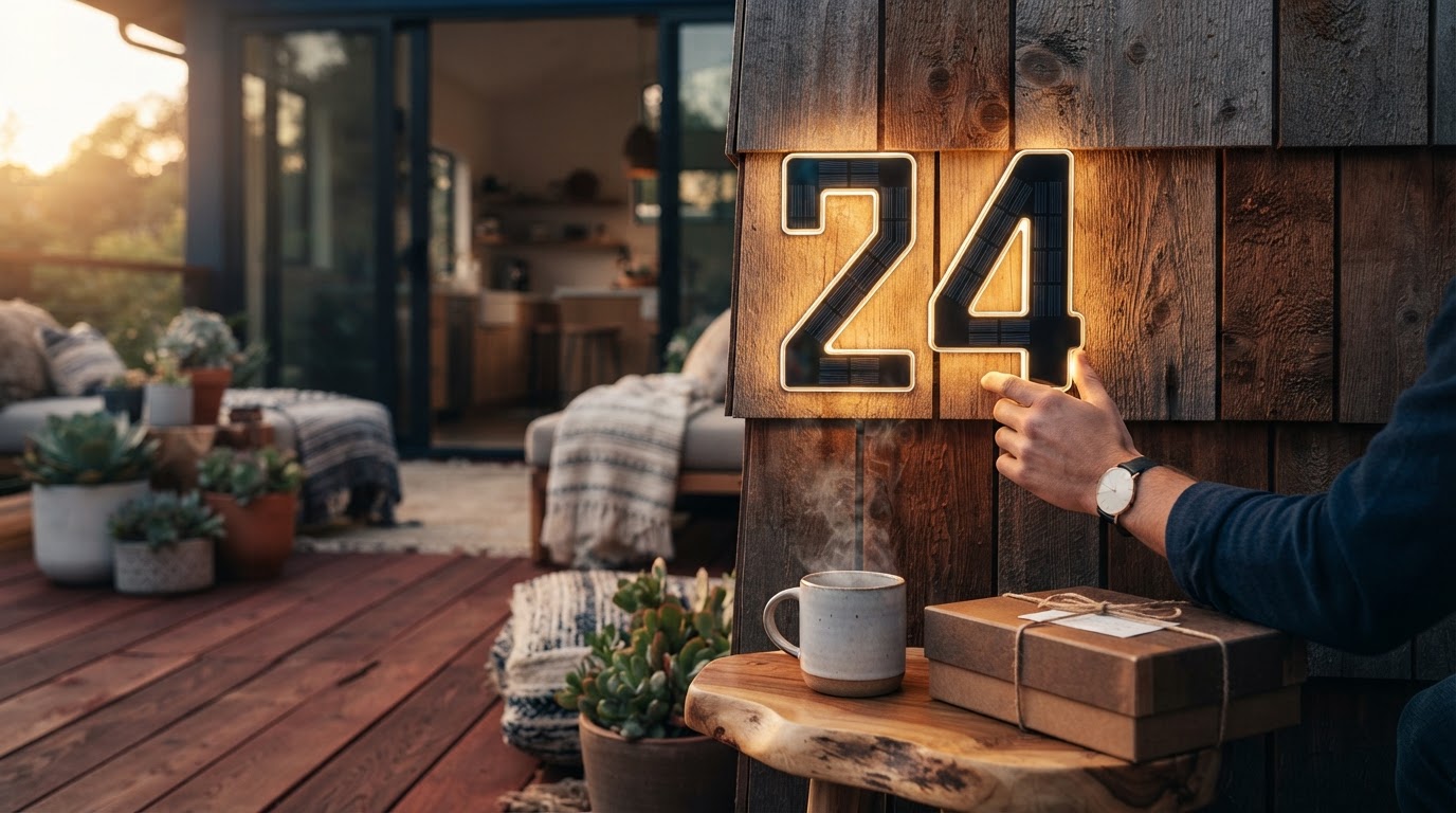 Weatherproof Standards for Solar Lighted House Numbers