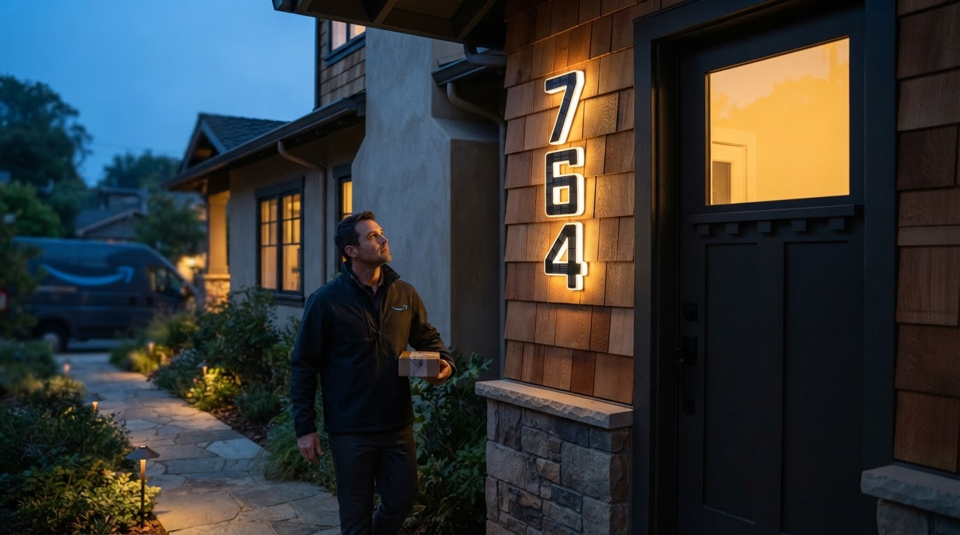 Why Delivery Drivers Can't Find Your House at Night (And How to Fix It)