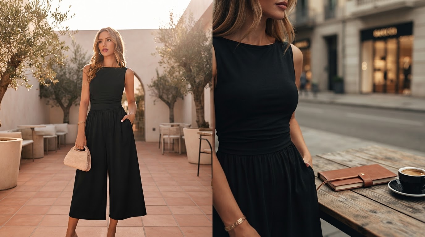 Optimizing the Petite Sleeveless Wide-Leg Romper Fit