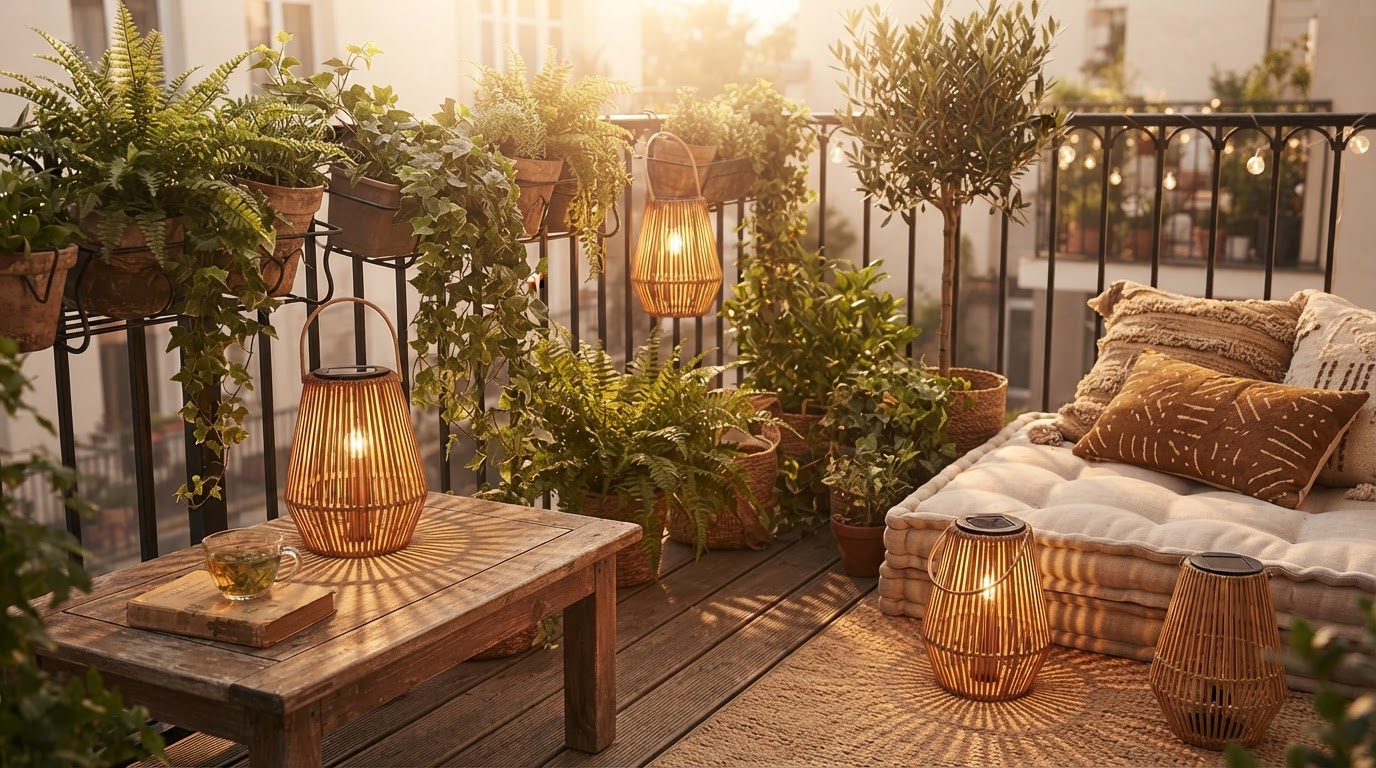 7 Boho Balcony Ideas to Create a Warm Outdoor Sanctuary