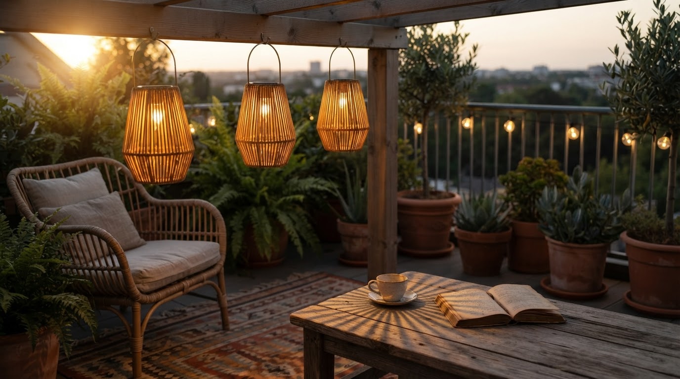 Can Handwoven Solar Lanterns Create a Boho Outdoor Aesthetic?