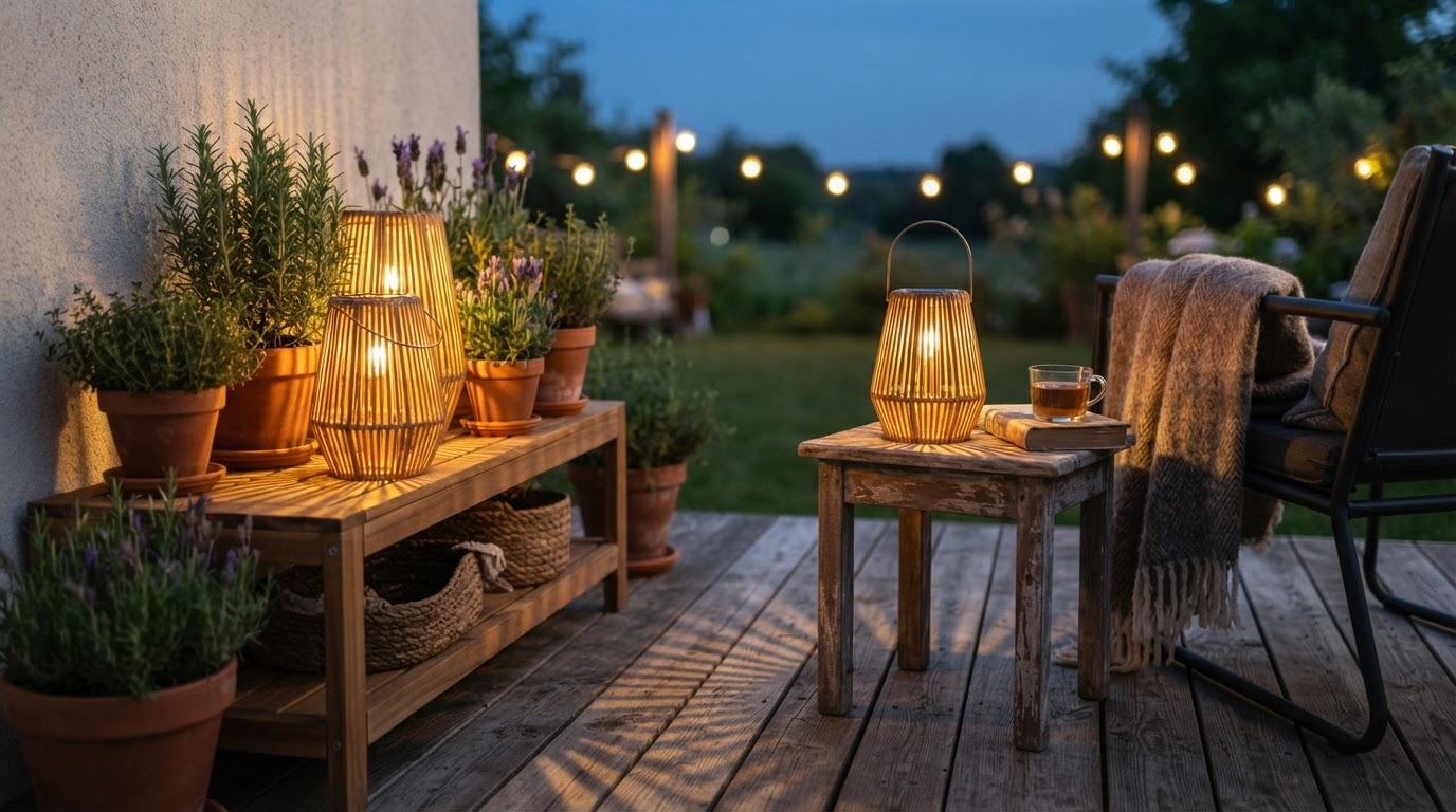 How Does a Handwoven Solar Lantern Perform Outdoors?