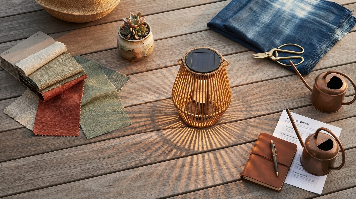 Selecting a Handwoven Solar Lantern for Modern Landscapes