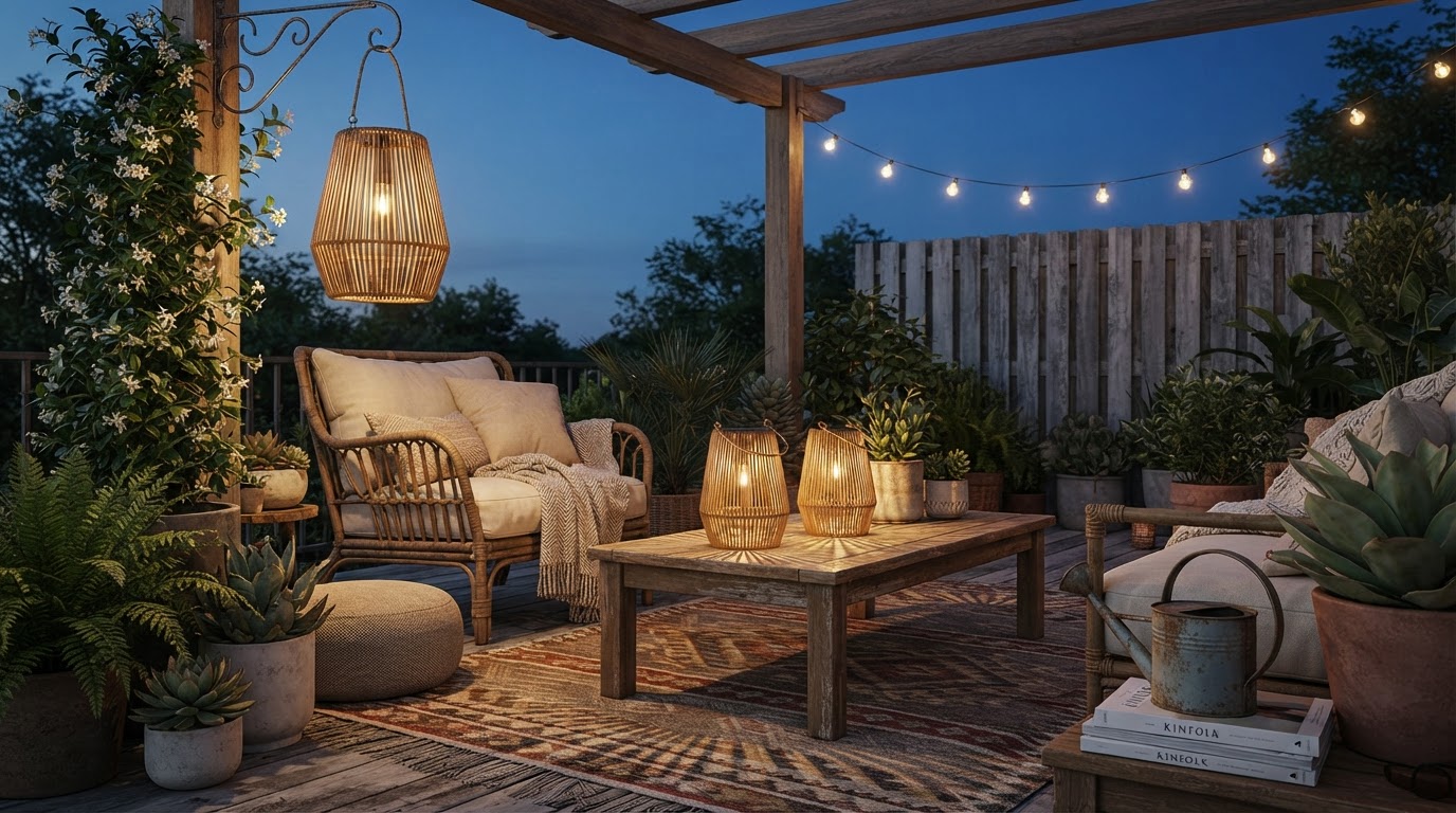 Solar Boho Patio Lighting FAQs: Placement, Care, and Waterproofing
