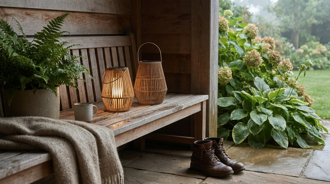 Is the Handwoven Solar Lantern truly weatherproof?