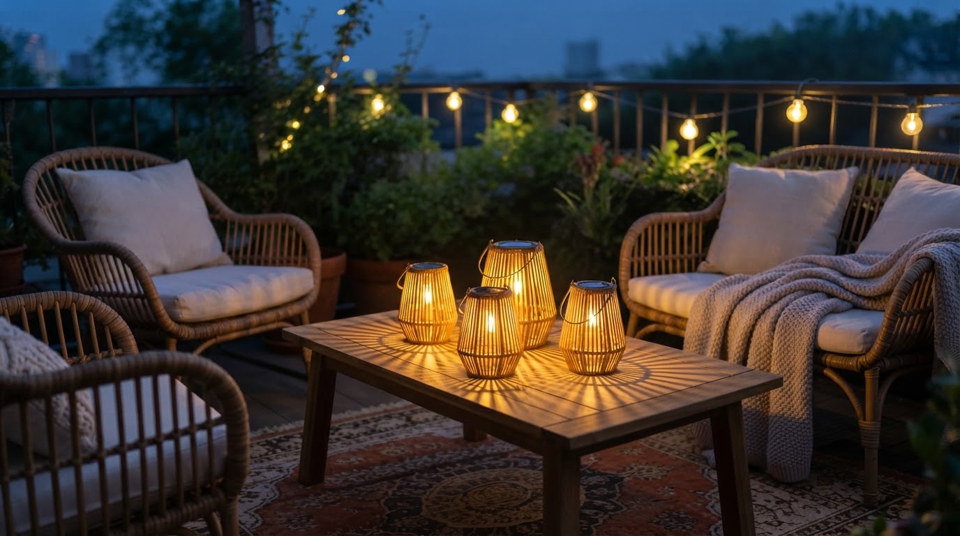 Why Use a Handwoven Solar Lantern for Patio Lighting?