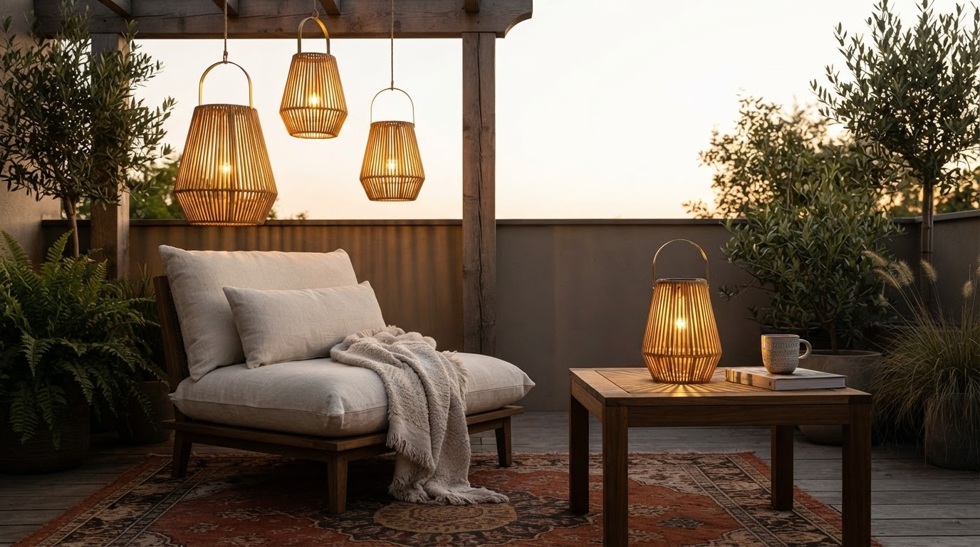 Choosing Handwoven Solar Lanterns for Elevated Spaces