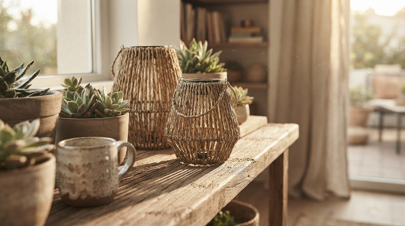 Is a Woven Seagrass Handwoven Solar Lantern Durable?