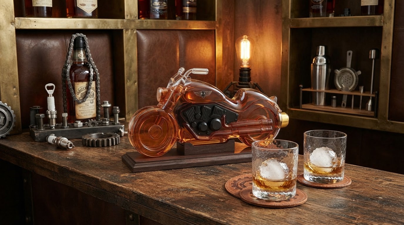 What are the essential biker bar accessories for home?