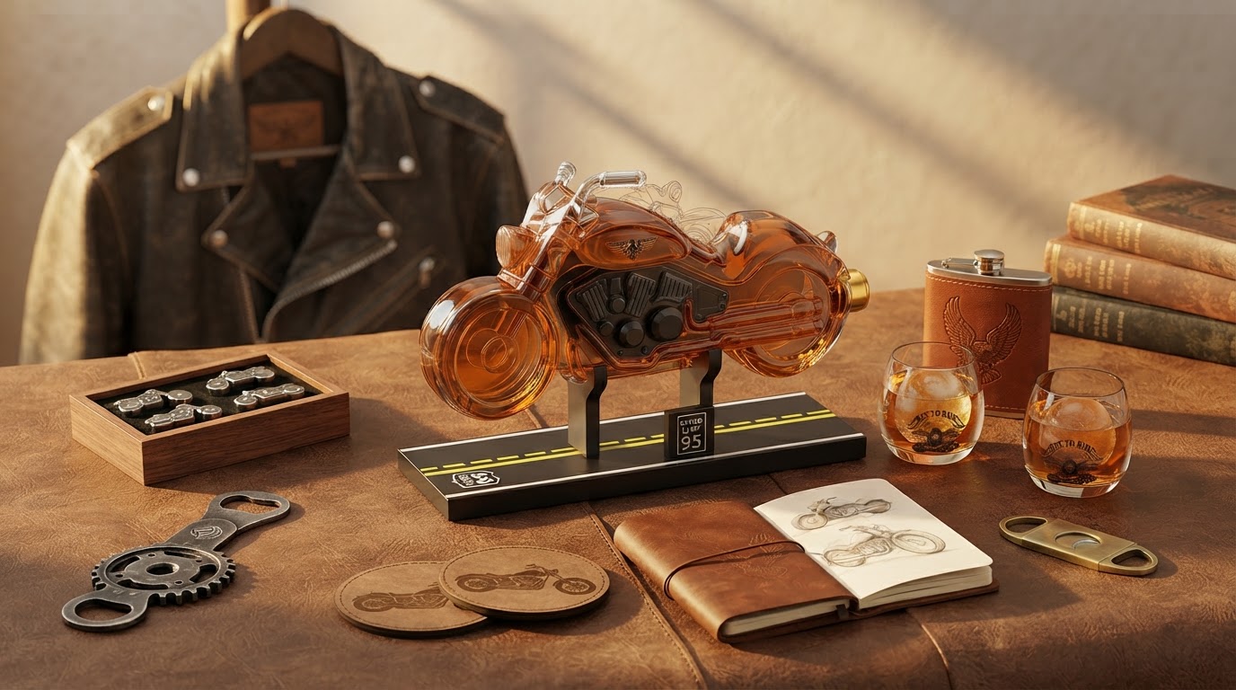 7 Memorable Barware Gift Ideas for Biker Whiskey Enthusiasts
