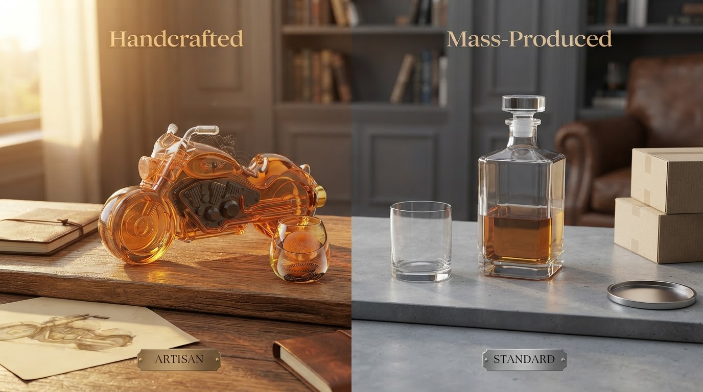 Handcrafted Glass Decanters vs Standard Glassware: What Makes a Whiskey Gift Special?