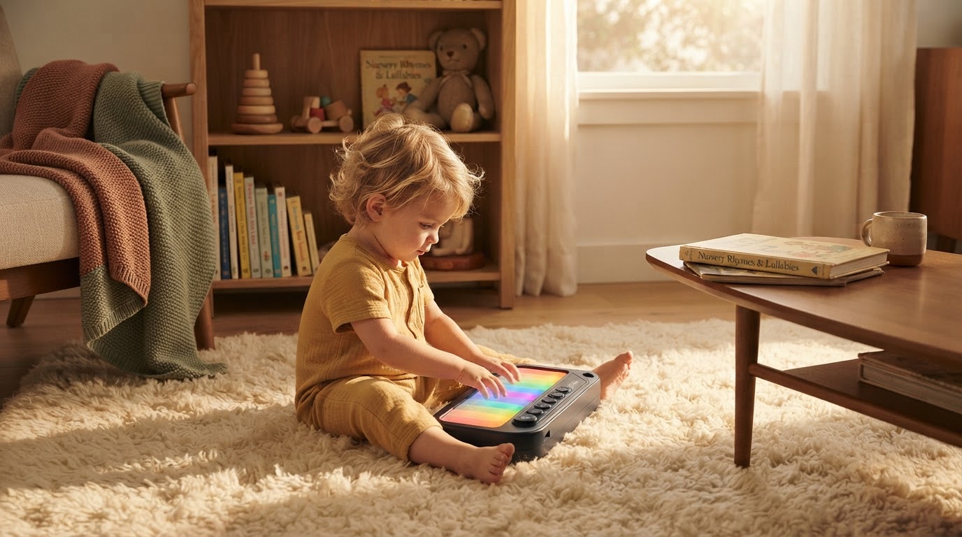 Nursery Rhymes and the Compact Rainbow Mini Piano