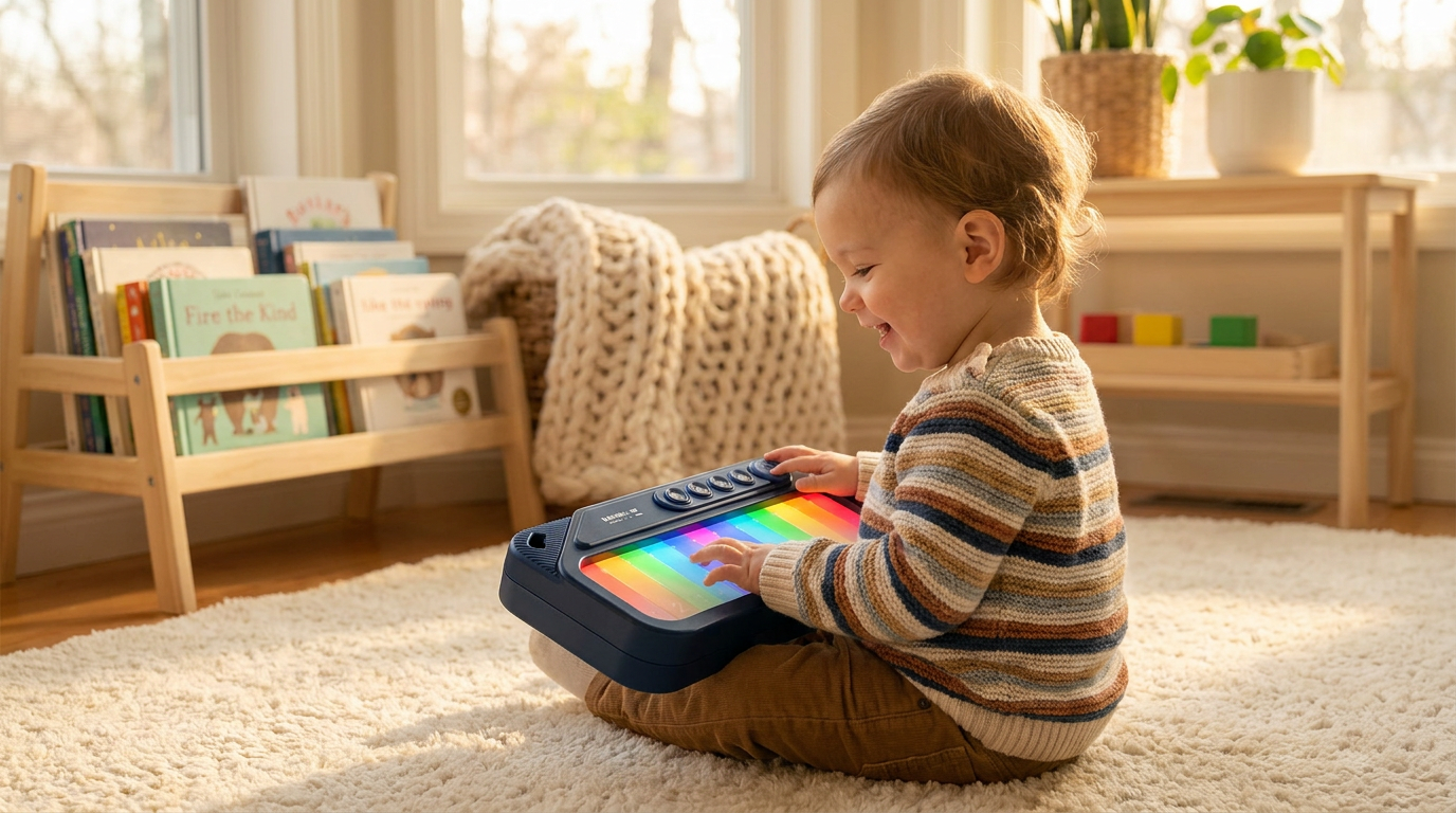 Why Choose a Rainbow Mini Piano as a Gift for Toddlers?