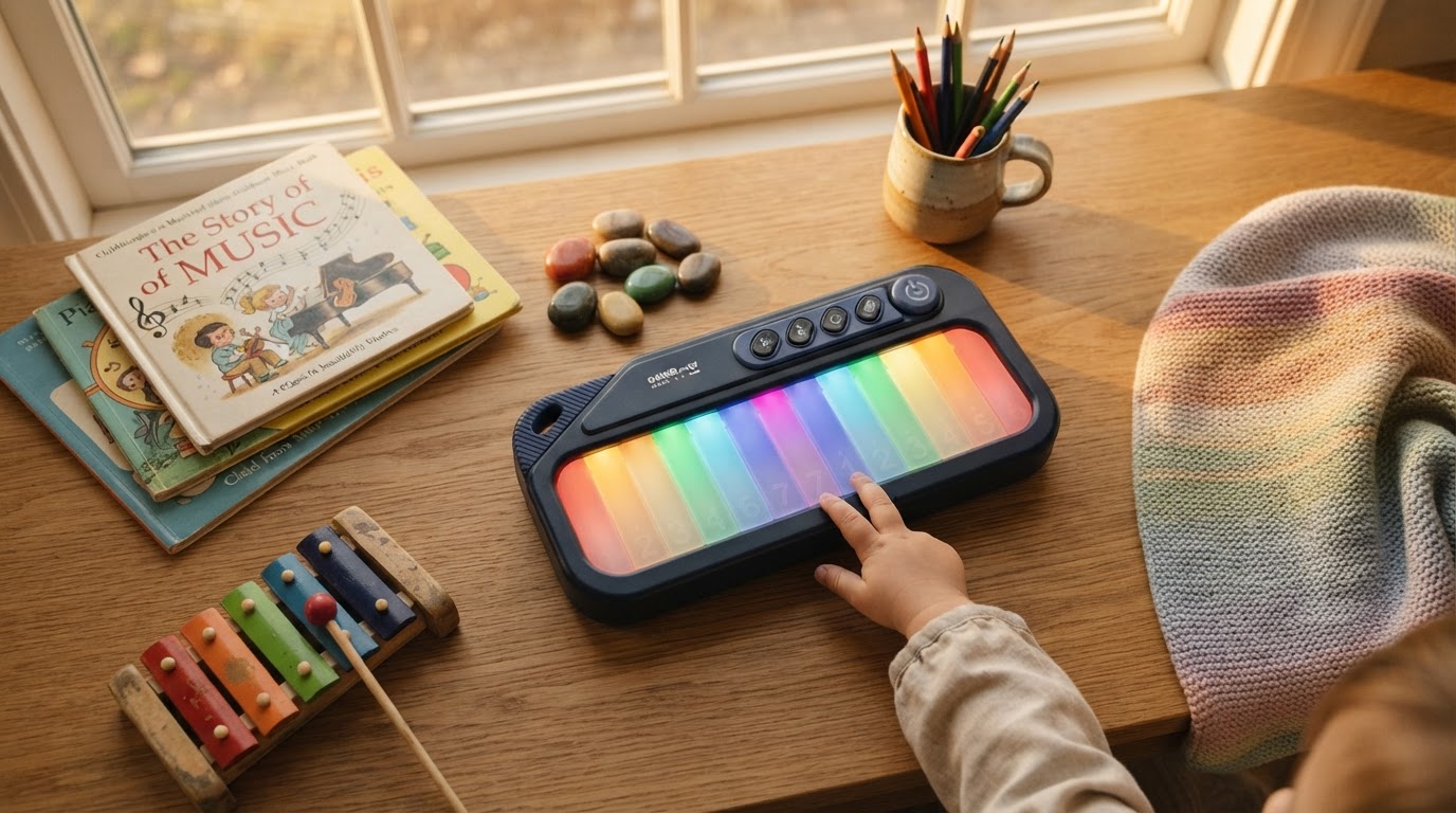 Rainbow Mini Piano Selection Framework for Kids