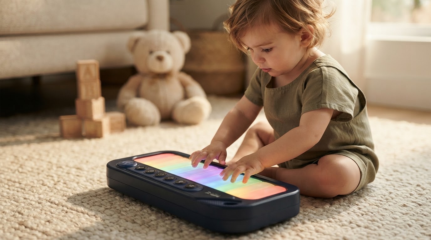 Why does Rainbow Mini Piano impact toddler development?